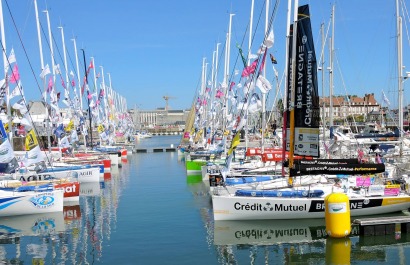 Solitaire du Figaro - Eric Bompard cachemire avec Corentin HOREAU et Sebastien SIMON en Figaro Beneteau