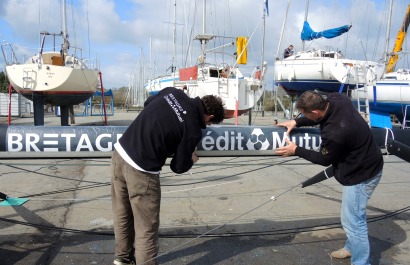 Mise à l'eau du Class40 ÉLITE