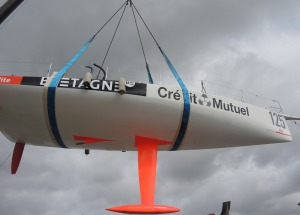 Mise à l'eau du Class40 ÉLITE