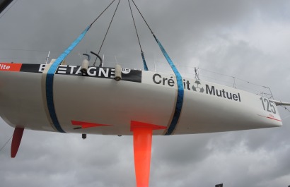 Mise à l'eau du Class40 ÉLITE