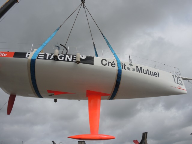 Mise à l'eau du Class40 ÉLITE