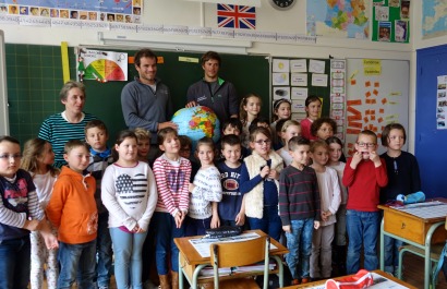 Rencontre avec les CE1 de St Thérèse (QUIMPER)