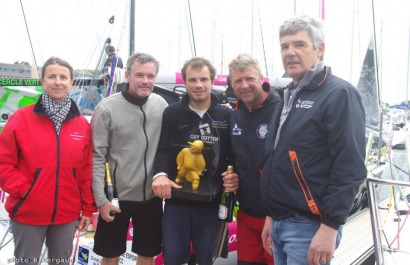 Solo Concarneau avec les Figaro Bretagne - Crédit Mutuel 