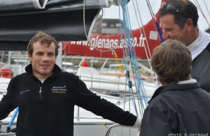 Solo Concarneau avec les Figaro Bretagne - Crédit Mutuel 