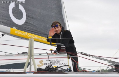 Solo Concarneau avec les Figaro Bretagne - Crédit Mutuel 