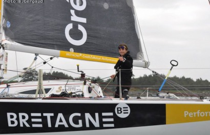 Solo Concarneau avec les Figaro Bretagne - Crédit Mutuel 