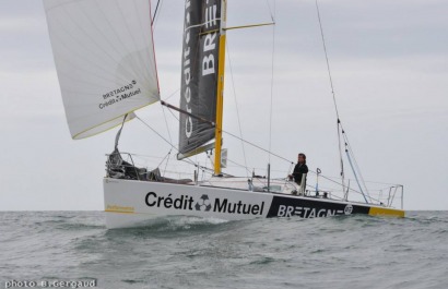 Solo Concarneau avec les Figaro Bretagne - Crédit Mutuel 