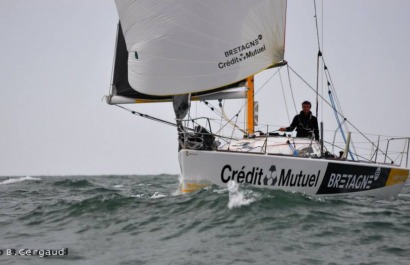 Solo Concarneau avec les Figaro Bretagne - Crédit Mutuel 