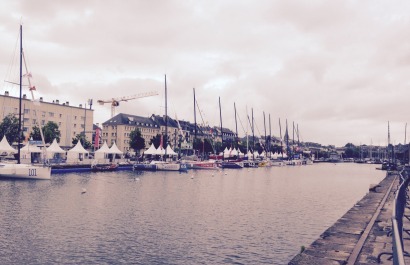 Ambiance départ de la Normandy Channel Race