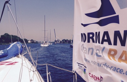 Ambiance départ de la Normandy Channel Race