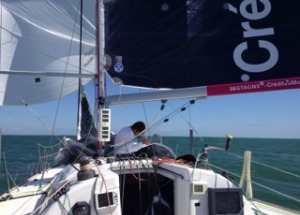 Convoyage des Figaro en direction de Bordeaux pour la Solitaire
