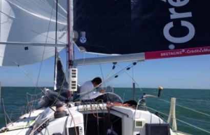 Convoyage des Figaro en direction de Bordeaux pour la Solitaire