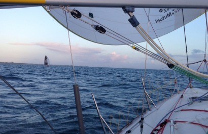 Convoyage des Figaro en direction de Bordeaux pour la Solitaire