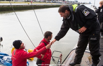 Arrivée de la Normandy Channel race