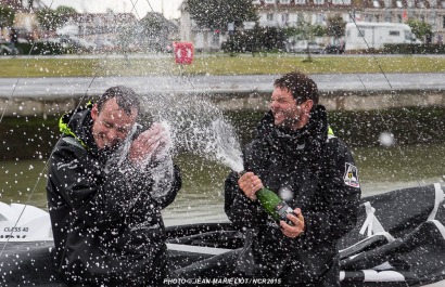 Arrivée de la Normandy Channel race