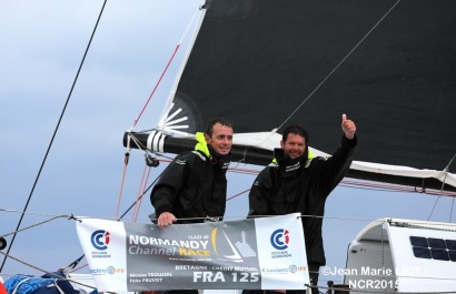 Arrivée de la Normandy Channel race