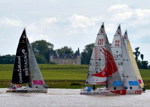 Ambiance sur le village de la Solitaire du Figaro Eric Bompard cachemire 2015 - Bordeaux le 25/05/2015