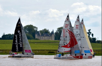 Ambiance sur le village de la Solitaire du Figaro Eric Bompard cachemire 2015 - Bordeaux le 25/05/2015