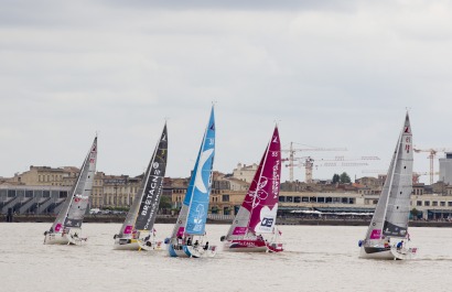 Ambiance sur le village de la Solitaire du Figaro Eric Bompard cachemire 2015 - Bordeaux le 25/05/2015