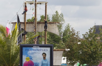 Ambiance sur le village de la Solitaire du Figaro Eric Bompard cachemire 2015 - Bordeaux le 25/05/2015