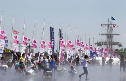 Run Bompard lors de la Solitaire du Figaro Eric Bompard cachemire 2015 - Bordeau le 28/05/2015