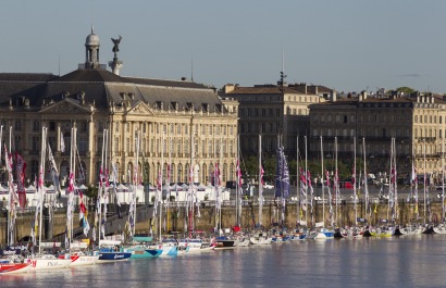 Ambiance sur le village de la Solitaire du Figaro Eric Bompard cachemire 2015 - Bordeaux le 25/05/2015