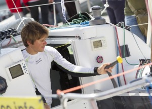 Ambiance avant le depart de la 3eme etape de la Solitaire du Figaro - Eric Bompard cachemire entre La Cornouaille et Torbay (Ang