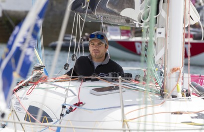 Ambiance sur les pontons avant le depart de la 4eme etape de la Solitaire du Figaro - Eric Bompard cachemire entre Torbay (Angle