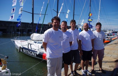 Record SNSM sur le Class40 Bretagne - Crédit Mutuel 