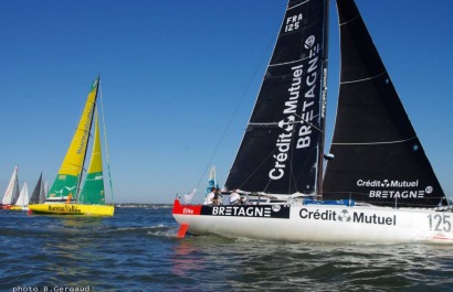 Record SNSM sur le Class40 Bretagne - Crédit Mutuel 