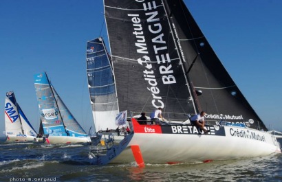 Record SNSM sur le Class40 Bretagne - Crédit Mutuel 