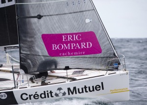 Corentin Horeau (Bretagne Credit Mutuel Performance) lors de la 4eme etape de la Solitaire du Figaro - Eric Bompard cachemire en