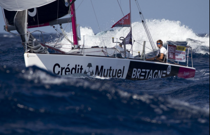 Sébastien SIMON sur Bretagne - Credit Mutuel