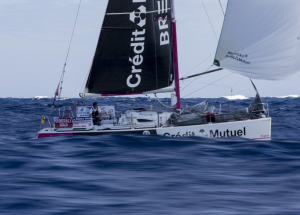 Sébastien SIMON sur Bretagne - Credit Mutuel