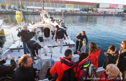 Ambiance sur la Transat Jacques Vabre 