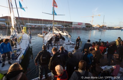 Ambiance sur la Transat Jacques Vabre 