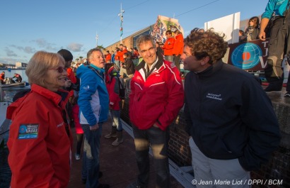 Ambiance sur la Transat Jacques Vabre 