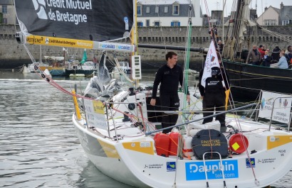 Ambiance au départ de la Transat AG2R