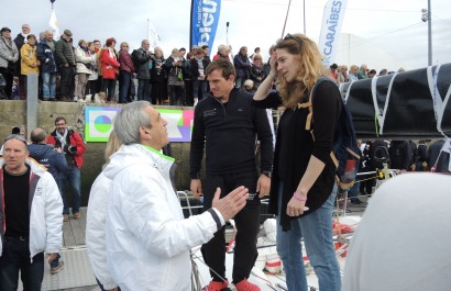 Ambiance au départ de la Transat AG2R