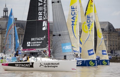 Run d'exhibition lors de la Solitaire Urgo Le Figaro 2017 - Bordeaux le 31/05/2017