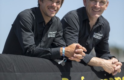 Sebastien Simon embarque Vincent Riou a bord du Figaro Bretagne Credit Mutuel Performance pour le Tour de Bretagne a la Voile 20