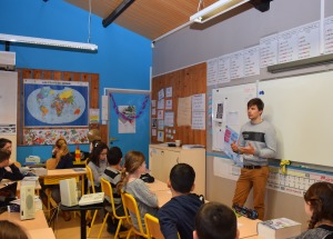 Retour en classe pour Sébastien SIMON