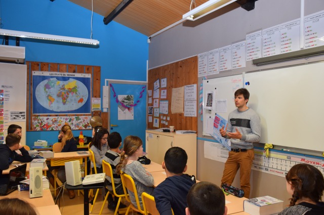 Retour en classe pour Sébastien SIMON