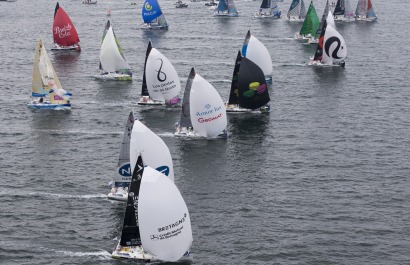 Depart de la Transat AG2R La Mondiale 2018 - Concarneau le 22/04/2018