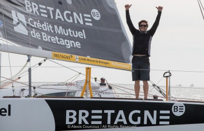 Sebastien Simon, Bretagne CMB Performance, vainqueur de la Le Havre Allmer Cup 2018 - Le Havre le 23/06/2018