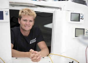 Lois Berrehar, skipper du Figaro Bretagne CMB Espoir - Solitaire URGO Le Figaro 2018 - Le Havre le 24/08/2018