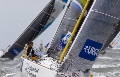 Depart de la 1ere etape de la Solitaire URGO Le Figaro 2018 - Le Havre le 26/08/2018