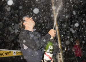 Sebastien Simon (Bretagne CMB Performance) vainqueur de la 2eme etape de la Solitaire URGO Le Figaro 2018 entre Saint Brieuc et 