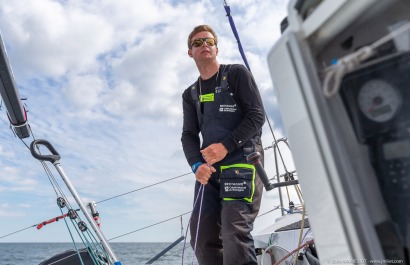 TOM LAPERCHE, Skipper du Figaro Bretagne CMB Espoir, le 24 mai 2019, photo © Jean-Marie LIOT