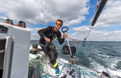 TOM LAPERCHE, Skipper du Figaro Bretagne CMB Espoir, le 24 mai 2019, photo © Jean-Marie LIOT